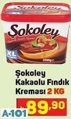 ŞOKOLEY KAKAOLU FINDIK KREMASI ŞOKOLEY KAKAOLU FINDIK KREMASI